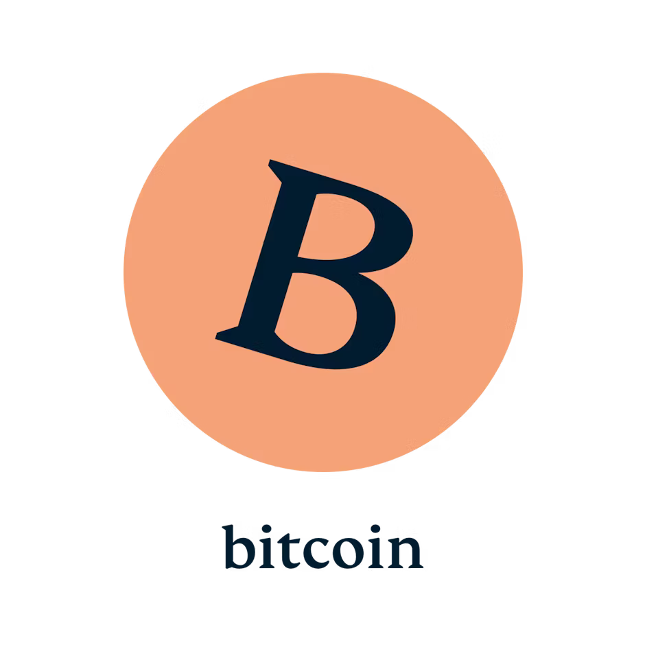 Bitcoin-logotyp: ExpressVPN accepterar alla st&ouml;rre betalningar, inklusive Bitcoin och PayPal.